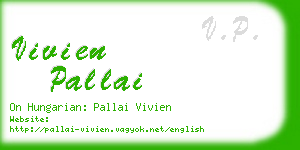 vivien pallai business card